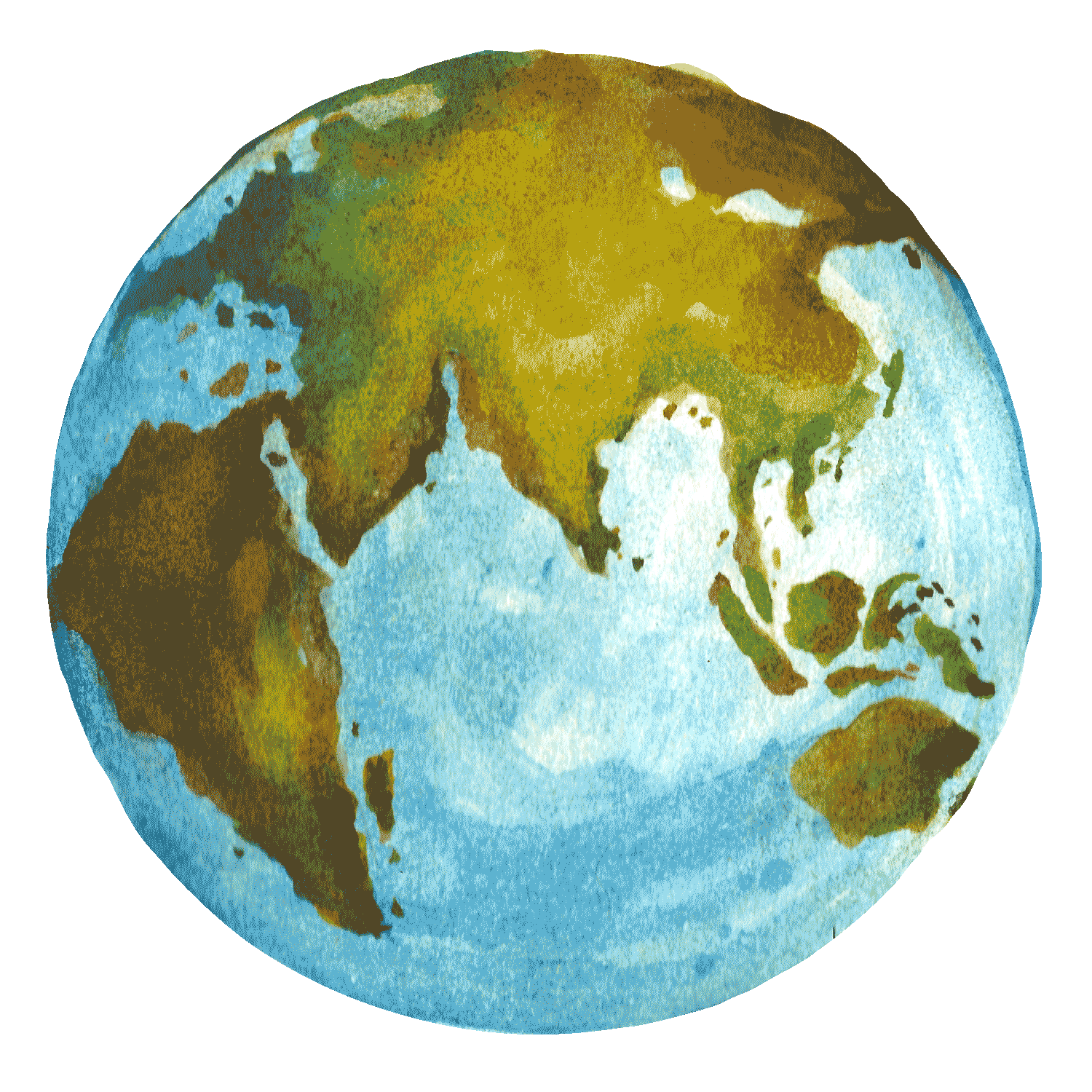 world spinning graphic